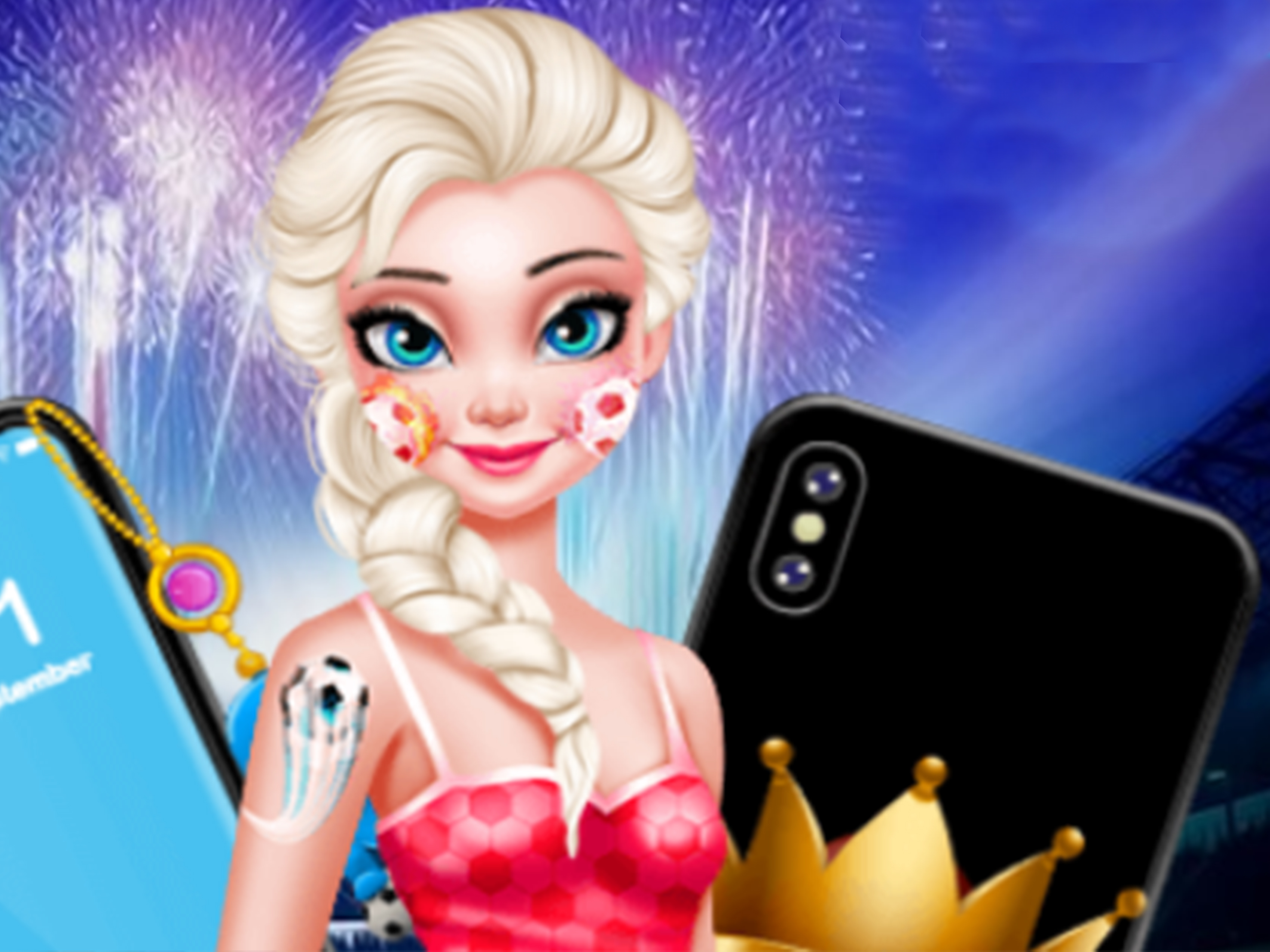 Gioco Elsa: design di smartphone  on-line
