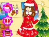 Gioco Vestire la ragazza di Natale  on-line