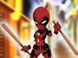 Gioco Vestire la ragazza di Deadpool  on-line