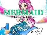 Gioco Libro da colorare sirena Glitter  on-line