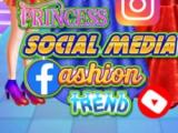 Tendance de la mode des médias sociaux Princess 