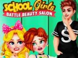 Gioco Le ragazze della scuola combattono il salone di bellezza  on-line