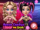 Gioco Glamour Vibrant Hearts vs Punk  on-line