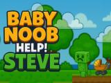 Gioco Baby Noob Aiuto! Steve  on-line