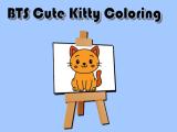 Gioco BTS Cute Kitty da colorare  on-line