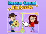 Gioco Salvataggio di un puzzle con spille casual  on-line
