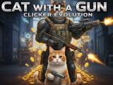 Gioco Evoluzione del gatto con la pistola Clicker  on-line