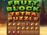 Gioco Puzzle Tetra con blocchi di frutta  on-line