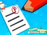 Game Examen de Noël sur simulateur d'enseignant  en ligne