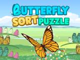 Gioco Puzzle con ordinamento di farfalle  on-line