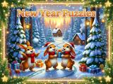 Gioco Puzzle di Capodanno  on-line