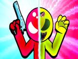 Gioco Stickman Zombie contro Stickman Eroe  on-line