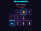 Gioco Memoria al neon  on-line