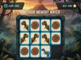 Game Partido de memoria de dinosaurios  en línea