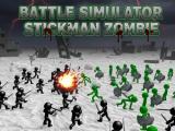 Gioco Simulatore di battaglia Stickman Zombie  on-line