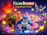 Game Puzzle de fusion par glisser-déplacer Brainrot italien  en ligne