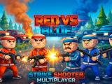 Game Rouge contre Bleu. Strike Shooter multijoueur  en ligne