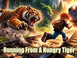 Game Huyendo de un tigre hambriento  en línea