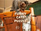 Spiel Lustiges Katzenpuzzle  online