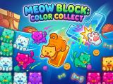 Igre Meow Block: Sakupljajte boje  online